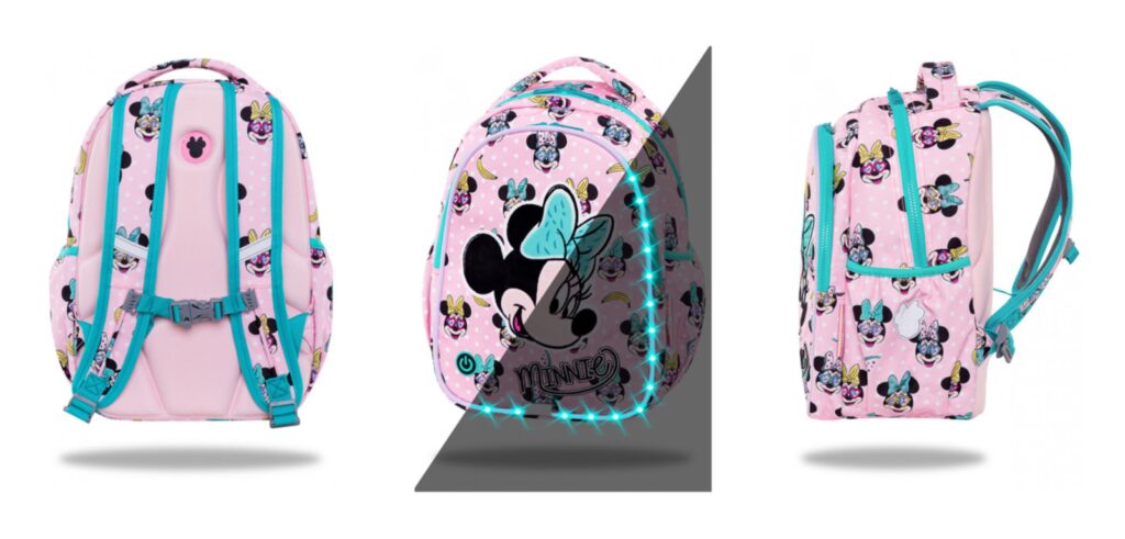 Coolpack pink minnie mouse skoletaske 1024x491 - Minnie Mouse skoletasker