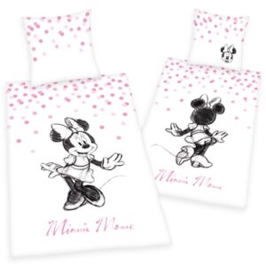 minnie mouse senget&oslash;j, minnie mouse senges&aelig;t, minnie mouse dynebetr&aelig;k, minnie mouse juniorsenget&oslash;j, minnie mouse senget&oslash;j til voksne, minnie mouse gaver, disney senget&oslash;j, disney juniorsenget&oslash;j