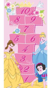 Disney prinsesser gulvt&aelig;ppe