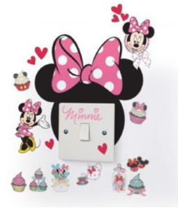 Minnie Mouse wallstickers