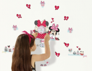 Minnie mouse wallstickers