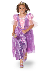 Rapunzel kostume til b&oslash;rn