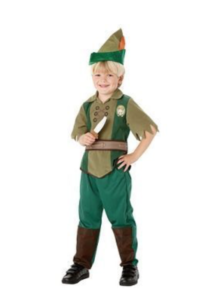 Peter Pan kostume til b&oslash;rn