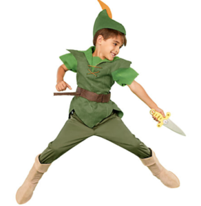 Peter Pan kostume til b&oslash;rn