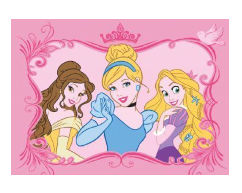 Disney prinsesse gulvtæppe