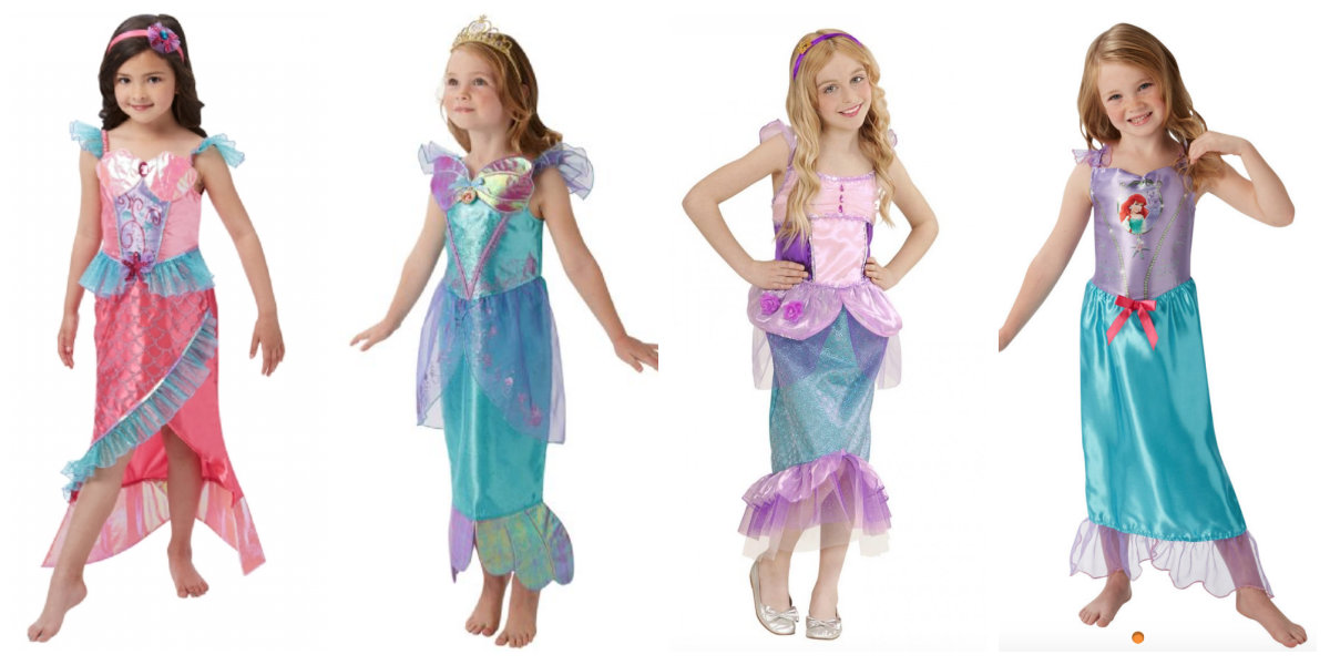 collage 10 - Disney prinsesse kostume til børn