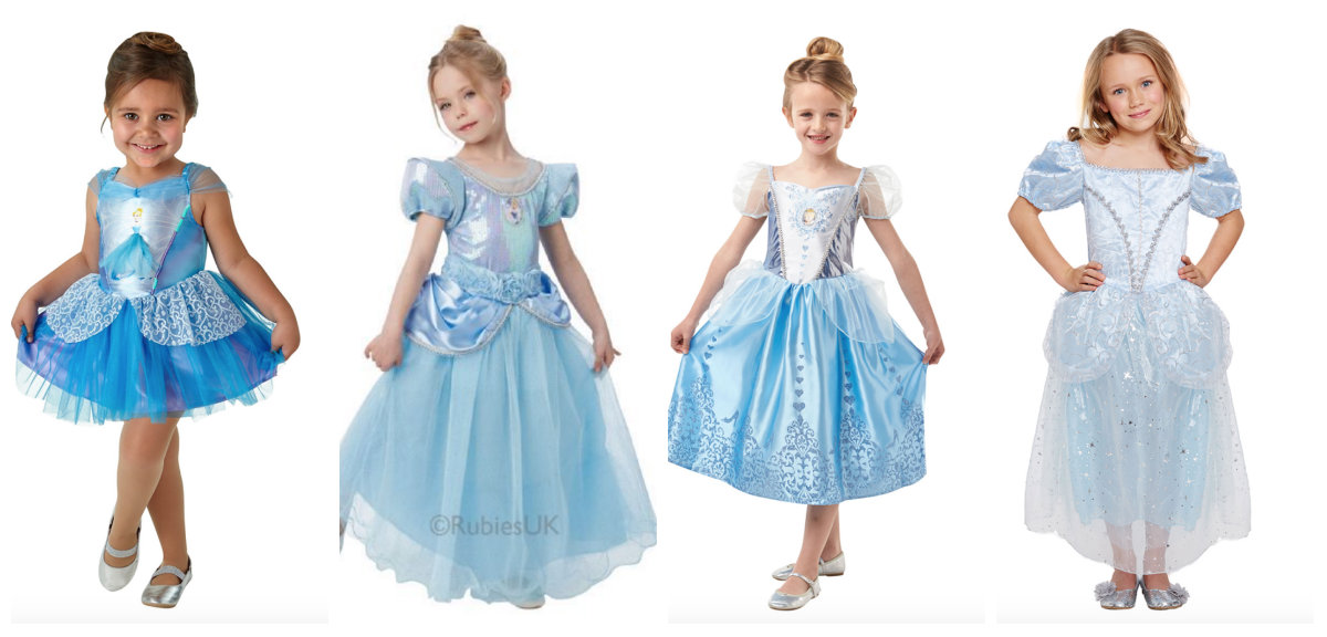 collage 2 - Disney prinsesse kostume til børn