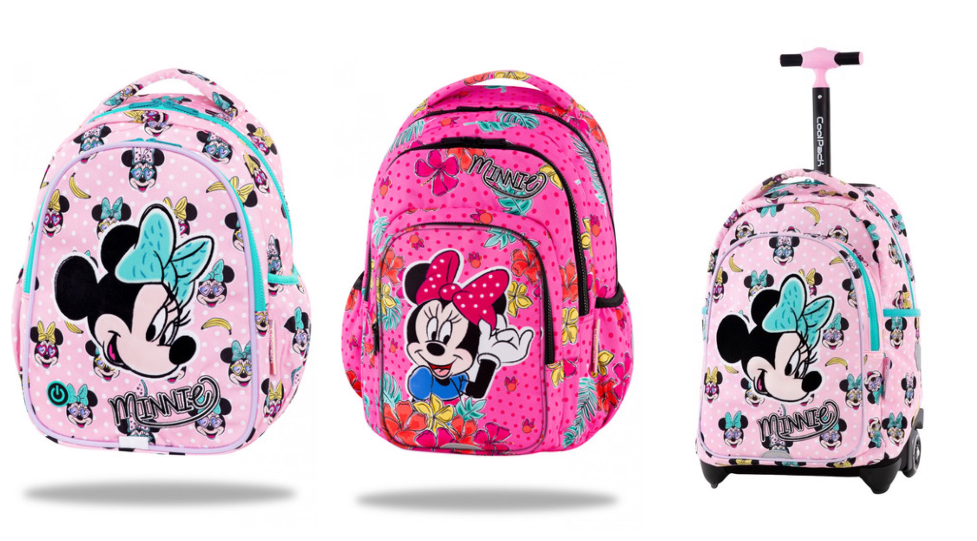 Minnie Mouse skoletasker