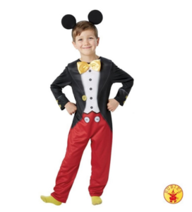 Mickey mouse kostume til b&oslash;rn
