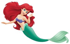 Ariel kostume til b&oslash;rn