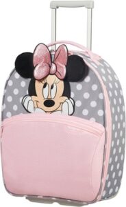 minnie mouse kuffert, minnie mouse trolley, minnie mouse kuffert med 4 hjul, minnie mouse rejseartikler, minnie mouse rejsekuffert, disney trolley, disney kuffert