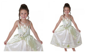tiana kostume til b&oslash;rn, tiana udkl&aelig;dning til b&oslash;rn, disney prinsesse udkl&aelig;dning til b&oslash;rn, disney prinsesse kostume til b&oslash;rn, alletiders disney