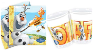olaf f&oslash;dselsdag, olaf b&oslash;rnef&oslash;dselsdag, olaf festartikler, olaf bordd&aelig;kning, frost f&oslash;dselsdag