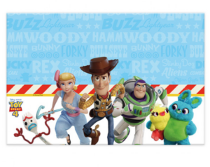 toy story 4 f&oslash;dselsdag, toy story 4 f&oslash;dselsdagstema, toy story 4 festartikler,toy story 4 bordd&aelig;kning, toy story kage, toy story kagfigurer, disney f&oslash;dselsdag, disney f&oslash;dselsdagstema