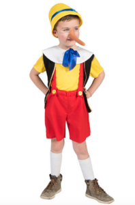 pinocchio kostume til b&oslash;rn, pinocchio b&oslash;rnekostume, pinnochio kostumer, pinnochio udkl&aelig;dning til b&oslash;rn, disney kostume til b&oslash;rn, disney b&oslash;rnekostumer, disney fastelavnskostume til b&oslash;rn