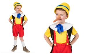pinocchio kostume til b&oslash;rn, pinocchio b&oslash;rnekostume, pinnochio kostumer, pinnochio udkl&aelig;dning til b&oslash;rn, disney kostume til b&oslash;rn, disney b&oslash;rnekostumer, disney fastelavnskostume til b&oslash;rn