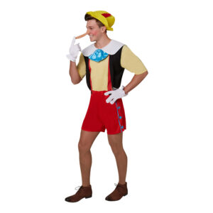 pinocchio kostume til voksne, pinocchio udkl&aelig;dning til voksne, pinocchio voksenkostumer, pinocchio kostumer, disney kostume til voksne, disney voksenkostumer, disney fastelavnskostume til voksne