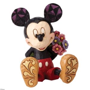 jim shore mini mickey w flower 300x300 - Jim Shore - Mickey Mouse figurer