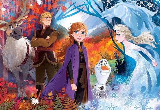 Disney frozen 2 puslespil - Frost 2 puslespil - for børn og barnelige sjæle