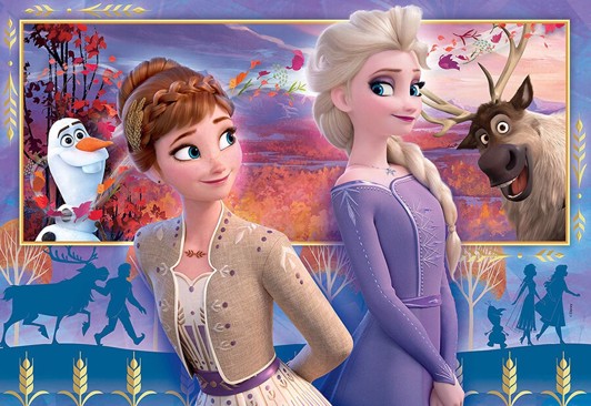 Frozen 2 puslespil - Frost 2 puslespil - for børn og barnelige sjæle