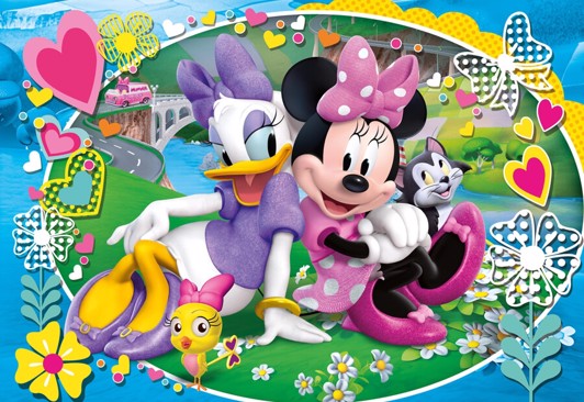 Minnie Mouse børnepuslespil - Minnie Mouse puslespil for børn og voksne