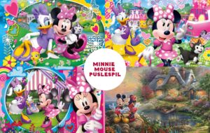 Minnie mouse puslespil, minnie mouse puzzlespil, minnie mouse puslespil til voksne, minnie mouse puslespil til voksne, disney puslespil til voksne, disney puslespil til b&oslash;rn, minne mouse gaver, minnie mouse gaveideer