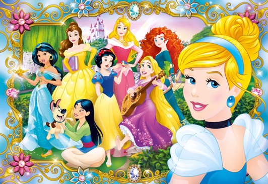 disney princess puslespil til børn - Disney prinsesser puslespil - for børn og voksne