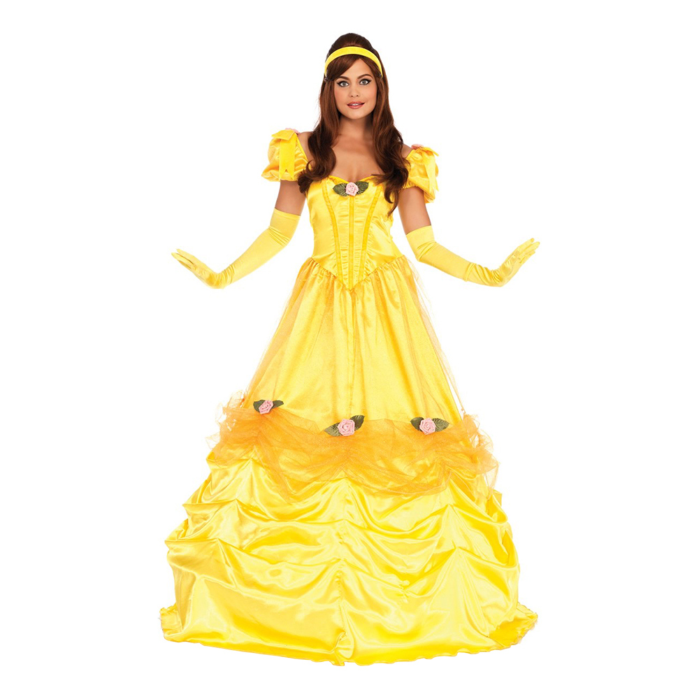 Belle kjole til voksne - Disney kostume til voksne