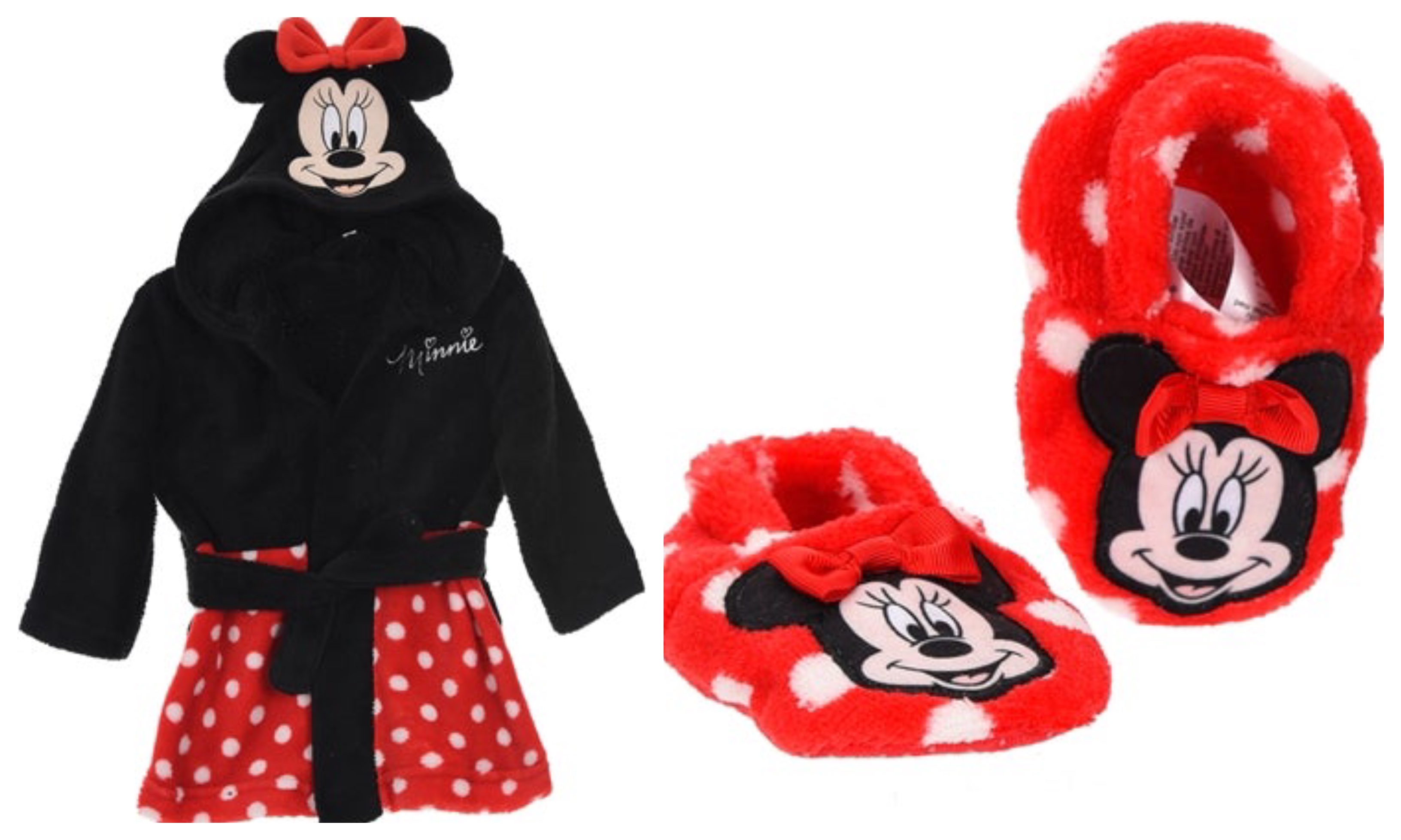 Disney Minnie Mouse Morgenk&aring;be Hjemmesko - Minnie Mouse badek&aring;be til b&oslash;rn
