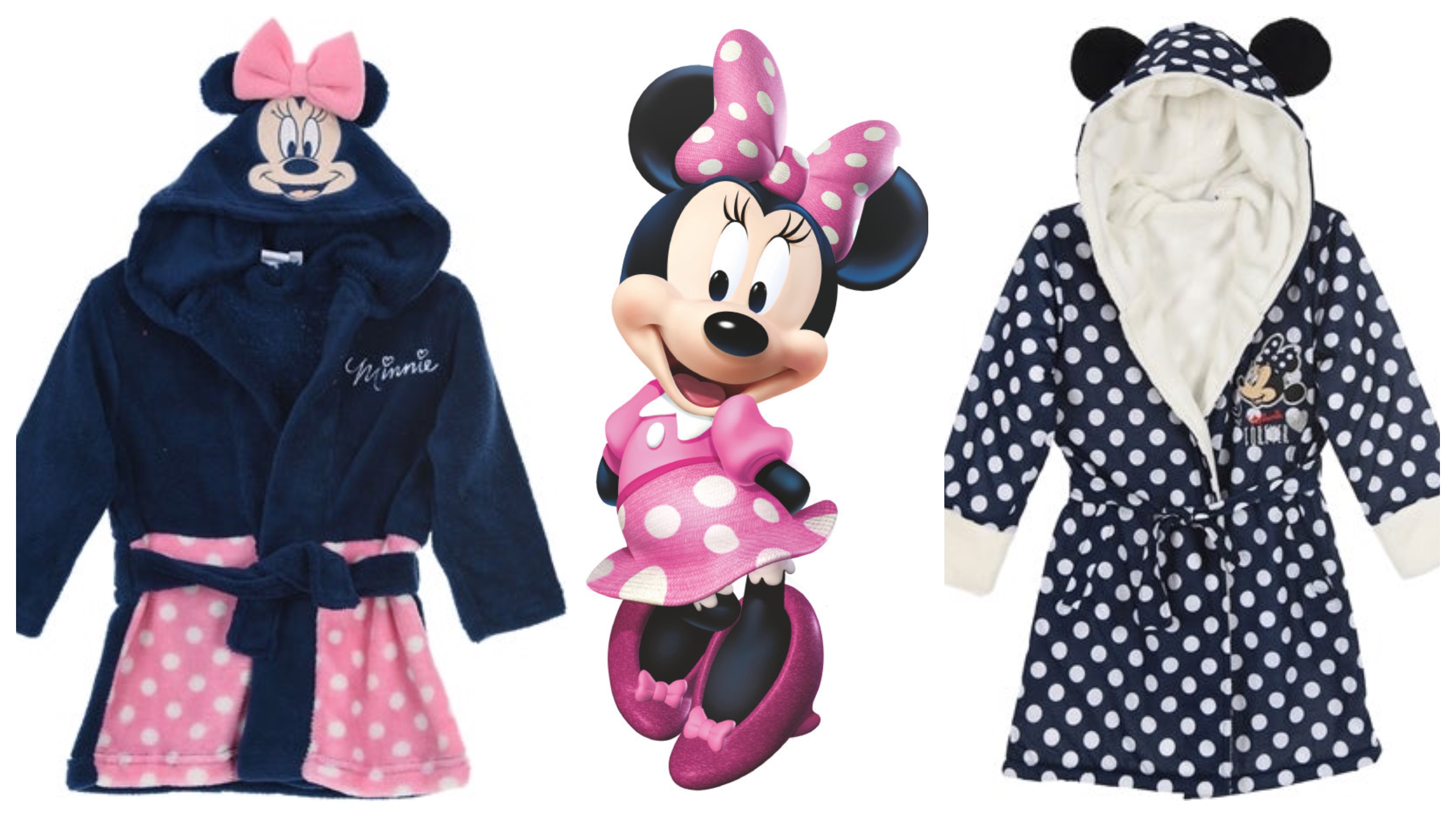 minnie mouse badekåbe til børn, minnie mouse morgenkåbe til børn, minnie mouse gaver til børn, disney morgenkåbe til børn, disney badekåbe til børn