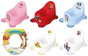 disney potte, disney pottetr&aelig;ning, disney toiletpotte, disney b&oslash;rneskammel, disney toilets&aelig;de til b&oslash;rn, potte med disney motiv, disney baby