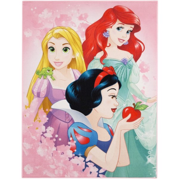 gulvtaeppe med disney prinsesser1 - Disney Prinsesser gaveideer