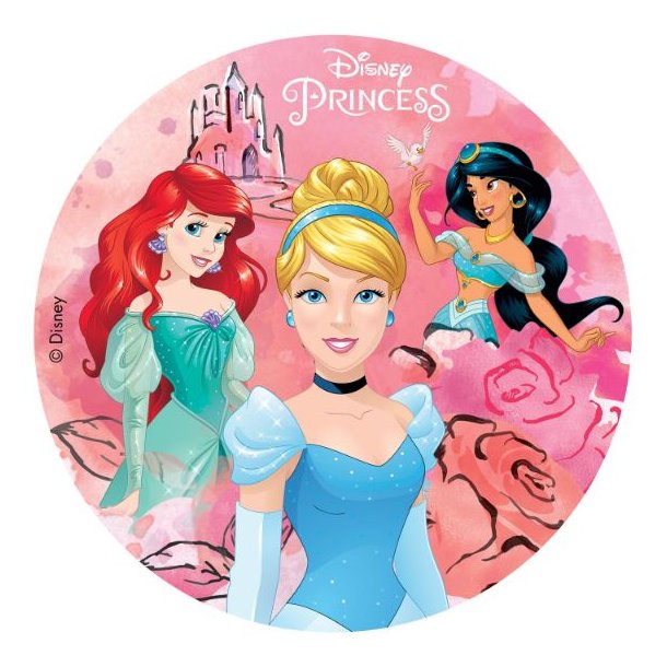 Disney prinsesser sukkerprint - Disney prinsesser kageprint