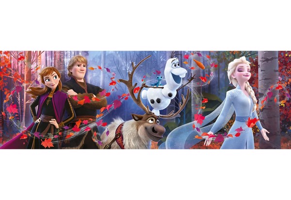 Disney Frozen II puslespil 1000 brikker - Frost 2 puslespil - for børn og barnelige sjæle