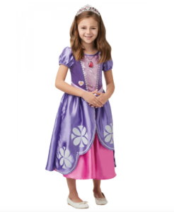 Sofia den f&oslash;rste kostume til b&oslash;rn, sofia den f&oslash;rst udkl&aelig;dning, sofia den f&oslash;rste fastelavnskostume til b&oslash;rn, sofia den f&oslash;rste b&oslash;rnekostumer, disney kostumer til b&oslash;rn, disney b&oslash;rnekostumer, alletiders disney