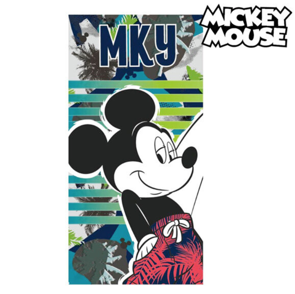 Mickey Mouse håndklæde - Mickey Mouse badehåndklæde