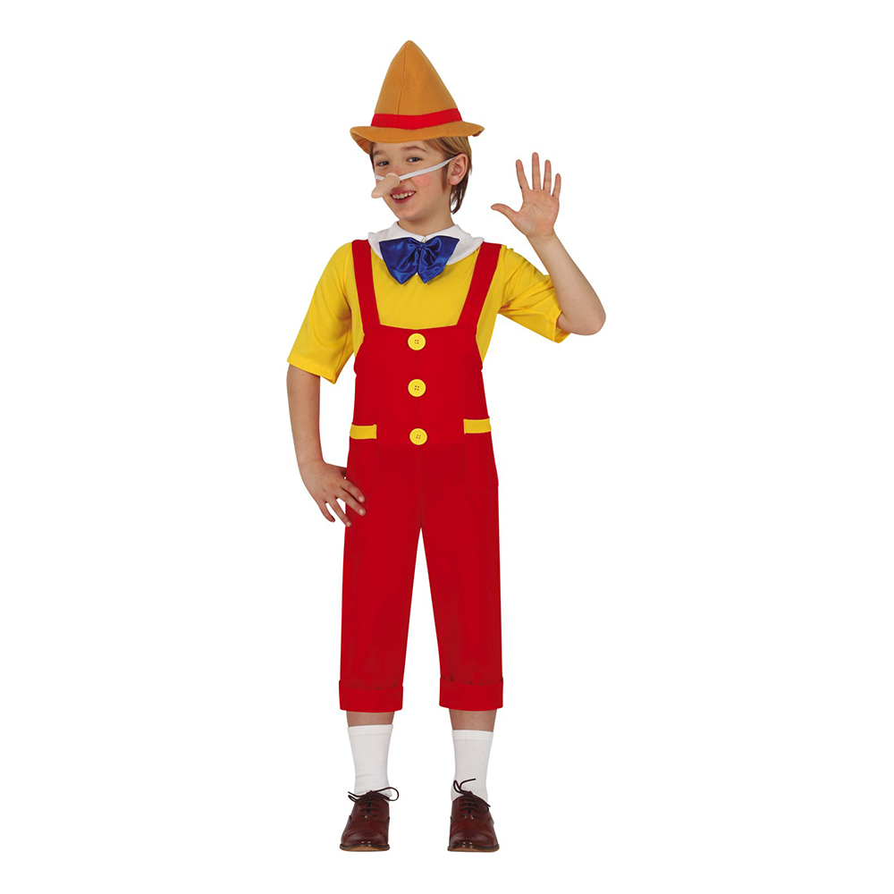 Pinocchio udklædning til børn - Pinocchio kostume til børn