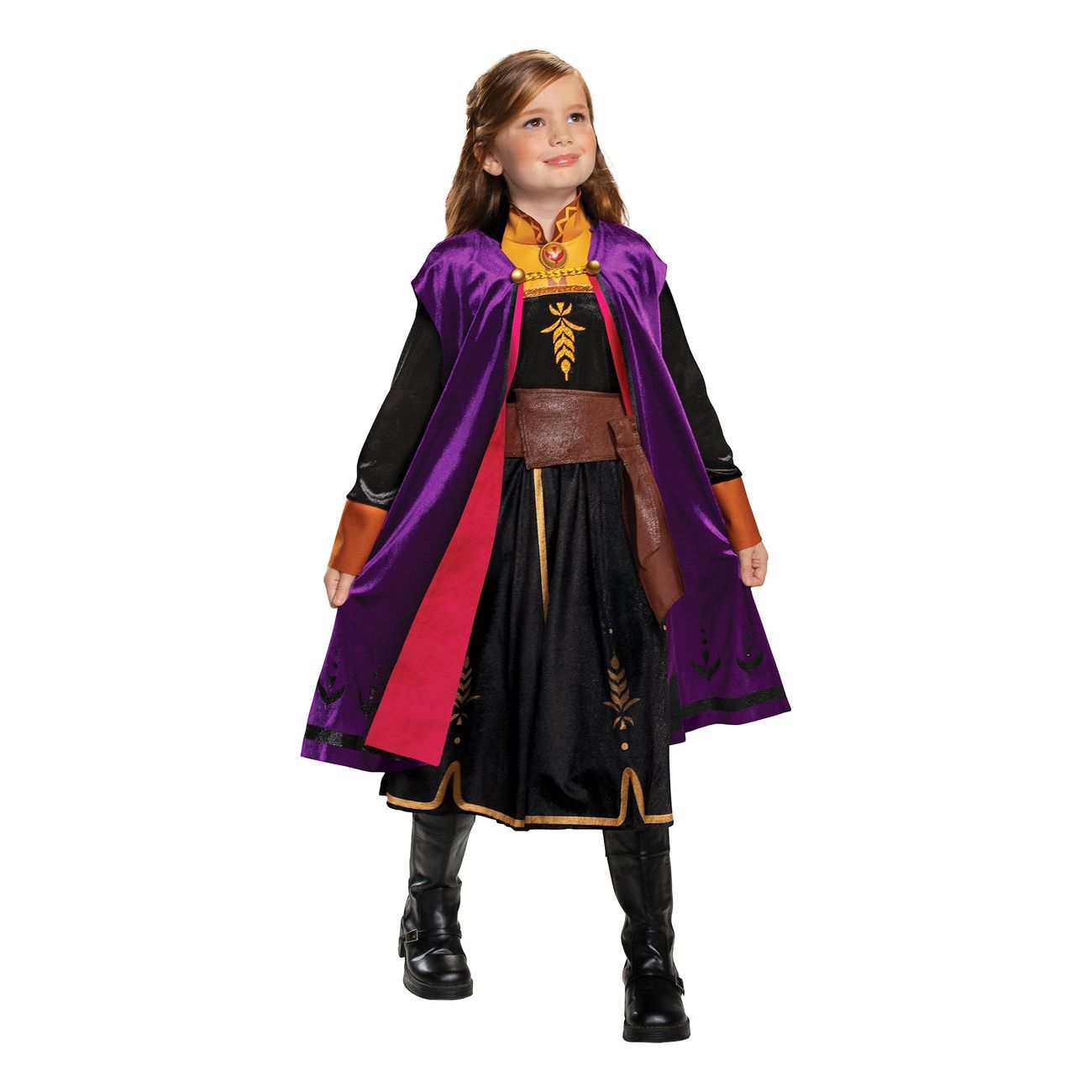 Frozen Anna Travel Børnekostume Deluxe - Disney prinsesse kostume til børn