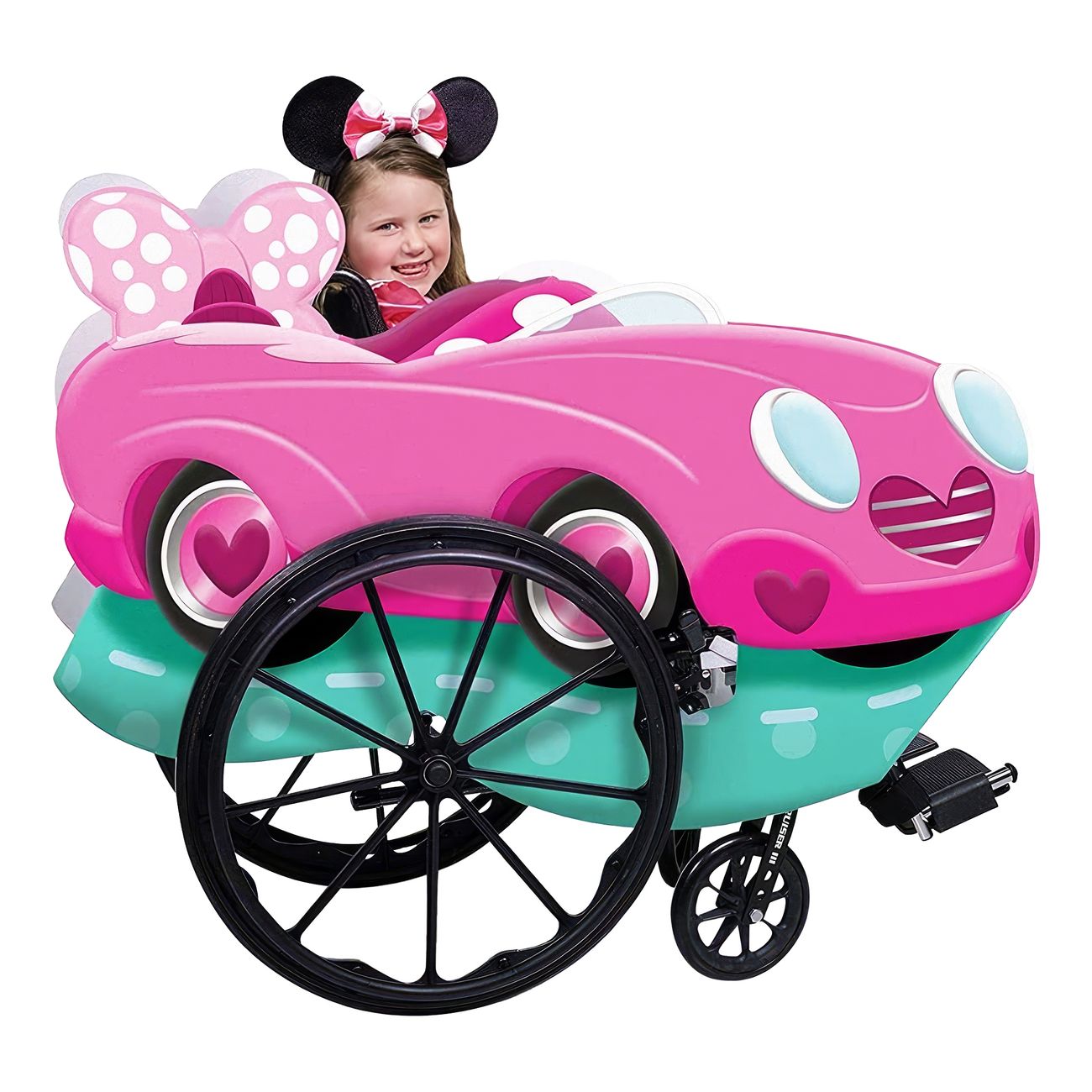 Kørestolskostume Disney Minnie Mouse - Minnie Mouse kostume til børn