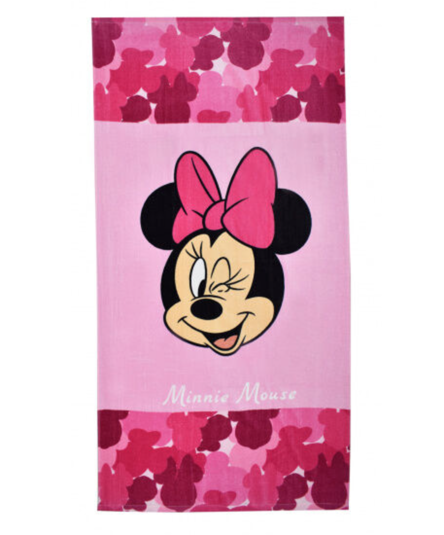 Minnie Mouse badehåndklæde pink - Minnie Mouse badehåndklæde