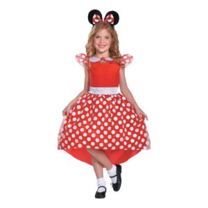 minnie mouse kostume til b&oslash;rn, minnie mouse udkl&aelig;dning til b&oslash;rn, minnie mouse t&oslash;j til b&oslash;rn, minnie mouse kjole til b&oslash;rn, minne mouse b&oslash;rnekostumer, minnie mouse fastelavnskostume, disney kostume, minnie mouse gave, disney gave, alletiders disney