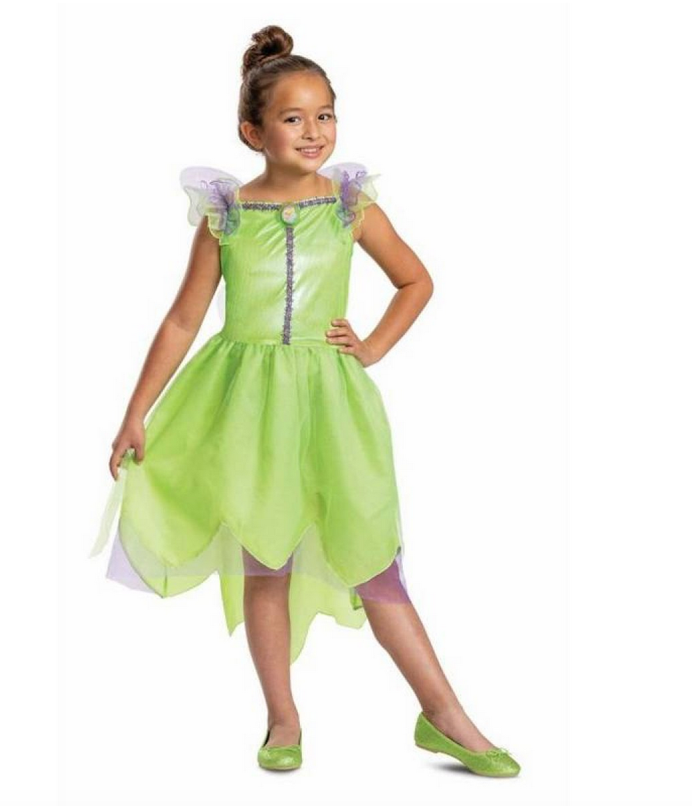 Disney® Klokkeblomst Børnekostume  - Peter Pan kostume til børn