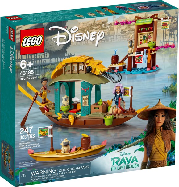 LEGO Disney Princess Bouns båd - 10+ Raya og den sidste drage gaveideer til børn