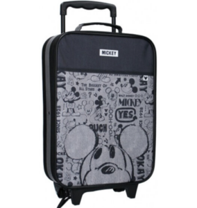 mickey mouse kuffert, mickey mouse trolley, mickey mouse kuffert med 4 hjul, mickey mouse rejsekuffert, mickey mouse b&oslash;rnekuffert, mickey mouse rejseartikler, mickey mouse kabinekuffert, mickey mouse kabinetrolley, disney kuffert, disney trolley