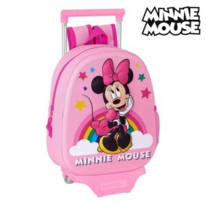 minnie mouse kuffert, minnie mouse trolley, minnie mouse kuffert med 4 hjul, minnie mouse rejseartikler, minnie mouse rejsekuffert, disney trolley, disney kuffert
