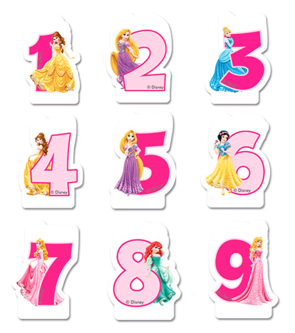 Disney prinsesser kagelys - Disney prinsesser fødselsdag