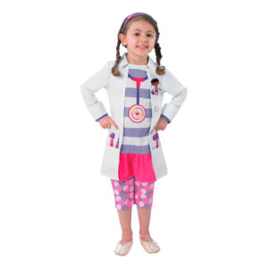 Doktor Mcstuffins b&oslash;rnekostume, disney junior kostumer, disney kostumer til b&oslash;rn, disney mcstuffins kostume til b&oslash;rn, l&aelig;ge kostume til b&oslash;rn, dyrl&aelig;ge kostume til b&oslash;rn, disney b&oslash;rnekostumer, disney fastelavnskostumer til b&oslash;rn, disney dyrl&aelig;ge kostume til b&oslash;rn