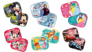 Disney solsk&aelig;rme til bil, disney solafsk&aelig;rmning til bil, solsk&aelig;rme med disney motiv, solsk&aelig;rme til b&oslash;rn, farverige solsk&aelig;rme til bil