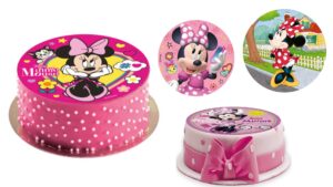 Minnie mouse kageprint, minnie mouse sukkerprint, minnie mouse spiseligt billede, minnie mouse nemme kager, minnie mouse kager, minnie mouse f&oslash;dselsdag, disney kageprint, disney sukkerprint, disney spiselige billeder, alletiders disney