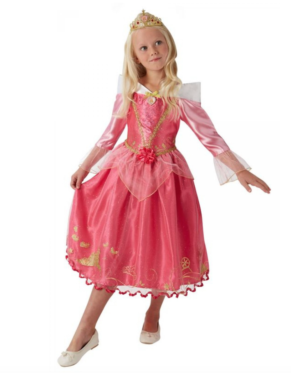 Disney Prinsesse Tornerose børnekostume - Tornerose kostume til børn